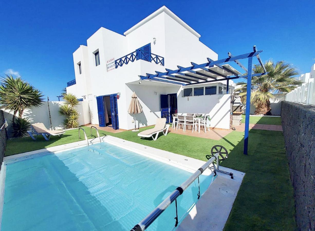 Villa Dompi Con Vistas Al Mar Y A Fuerteventura Playa Blanca  Exteriör bild